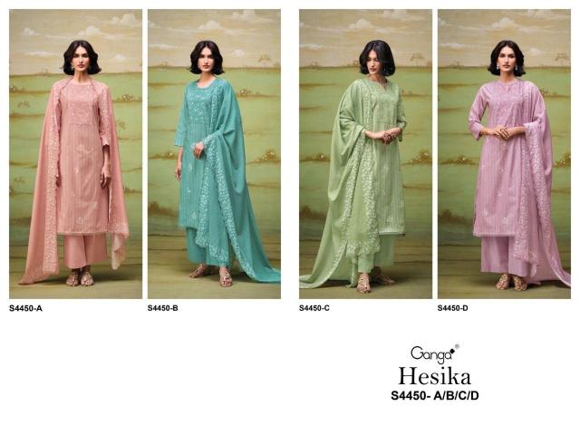 Ganga hesika cotton buy online niharika wholesale dress material